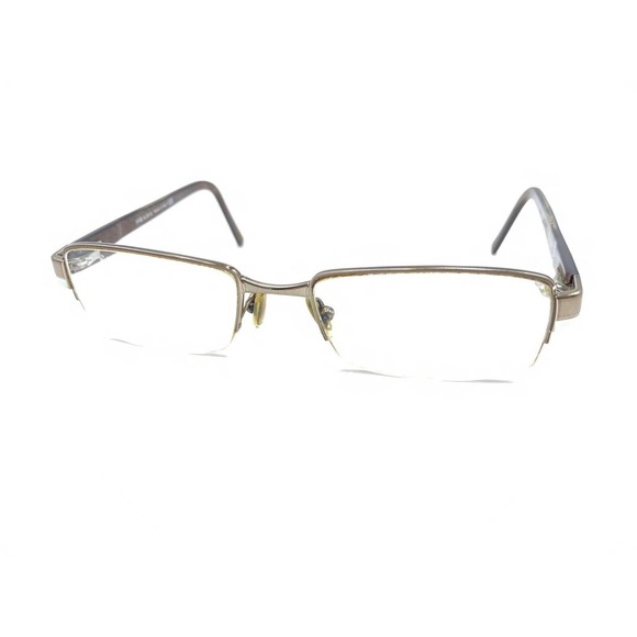 Prada VPR 60H 7BP-1O1 Brown Bronze Half Rim Eyeglasses Frames 51-18 135 Italy - Picture 8 of 12